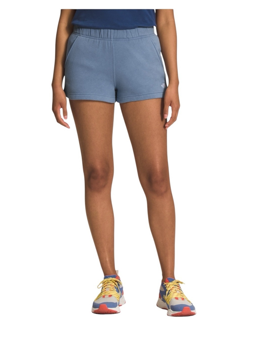 The North Face Women’s Logo Shorts XXL Folk Blue TNF White NWT Active Athletic